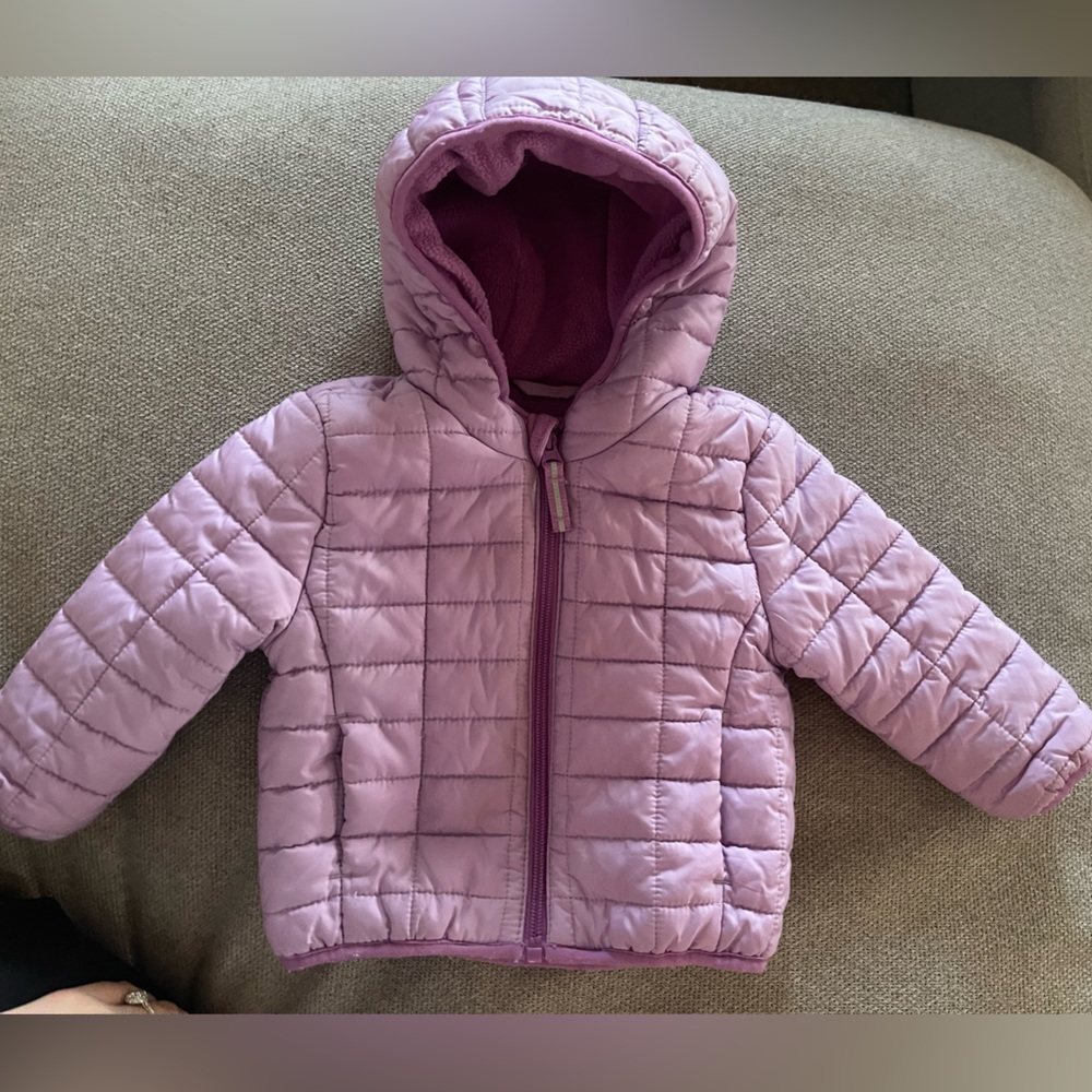 Warm jacket with hood 12 months